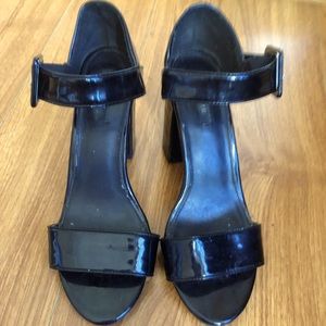 Black strappy Heels